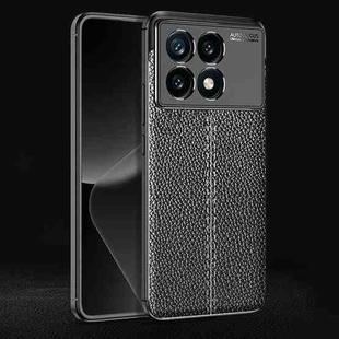 For Xiaomi Redmi K70 Litchi Texture Shockproof TPU Phone Case(Black)