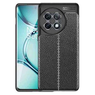 For OnePlus Ace 2 Pro 5G Litchi Texture Shockproof TPU Phone Case(Black)