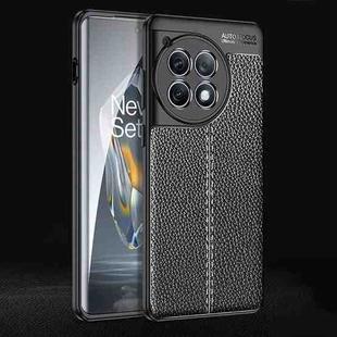 For OnePlus Ace 3 5G Litchi Texture Shockproof TPU Phone Case(Black)