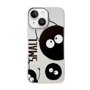 For iPhone 14 Plus Skin Feel Pattern PC Phone Case(Briquettes)