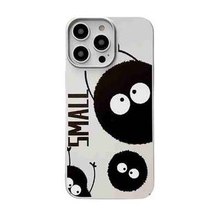 For iPhone 14 Pro Skin Feel Pattern PC Phone Case(Briquettes)
