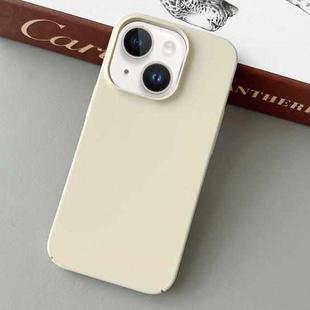 For iPhone 14 Skin Feel All Inclusive PC Phone Case(Off White)