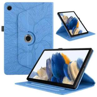 For Lenovo Tab M10 Plus 10.6 3rd Gen Tree Life Embossed Rotation Leather Smart Tablet Case(Blue)
