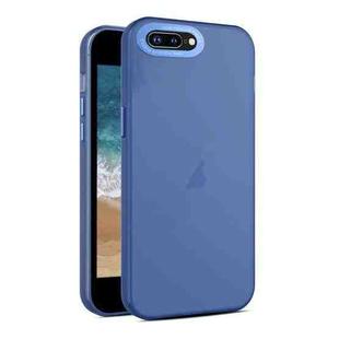 For iPhone 8 Plus / 7 Plus Frosted Translucent Mist Phone Case(Royal Blue)