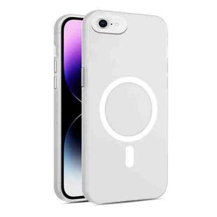 For iPhone SE 2022 / 2020 / 8 / 7 MagSafe Frosted Translucent Mist Phone Case(White)