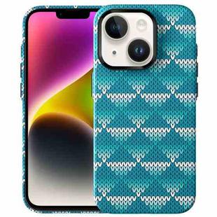 For iPhone 14 Textile Texture Matte Ultra-thin Phone Case(Light Blue)