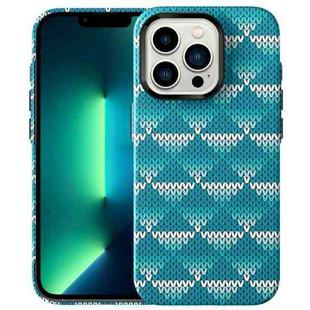 For iPhone 13 Pro Max Textile Texture Matte Ultra-thin Phone Case(Light Blue)
