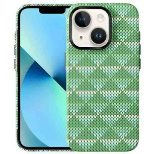 For iPhone 13 Textile Texture Matte Ultra-thin Phone Case(Light Green)