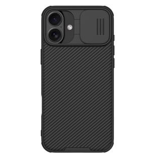 For iPhone 16 Plus NILLKIN CamShield Pro PC Phone Case(Black)