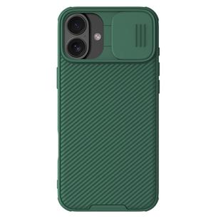 For iPhone 16 Plus NILLKIN CamShield Pro PC Phone Case(Green)