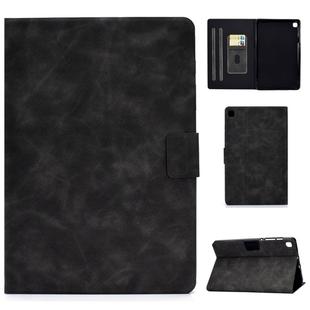 For Samsung Galaxy Tab S6 Lite P610/P615 Cowhide Texture Horizontal Flip Leather Case with Holder & Card Slots & Sleep / Wake-up Function(Grey)