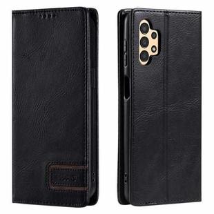 For Samsung Galaxy A13 4G TTUDRCH RFID Retro Texture Magnetic Leather Phone Case(Black)