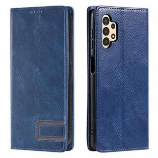 For Samsung Galaxy A32 5G / M32 5G TTUDRCH RFID Retro Texture Magnetic Leather Phone Case(Blue)