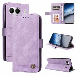 For OnePlus Nord 4 Skin Feel Life Tree Metal Button Leather Phone Case(Purple)