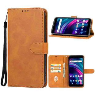 For BLU G51 Plus Leather Phone Case(Brown)