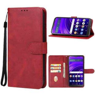 For BLU View Speed 5G Leather Phone Case(Red)