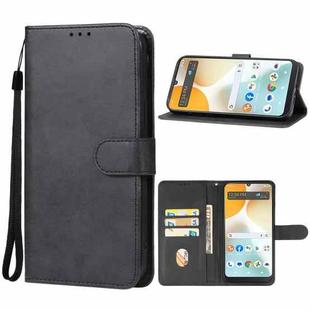 For BLU View 5 Leather Phone Case(Black)