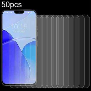 For LeBest K50s 50pcs 0.26mm 9H 2.5D Tempered Glass Film