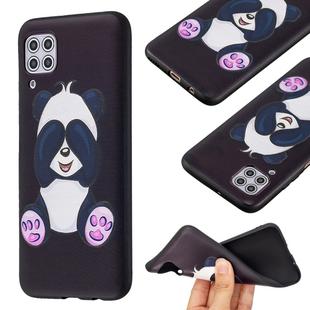 For Huawei P40 lite Embossment Patterned TPU Soft Protector Cover Case(Panda)