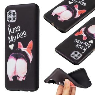 For Huawei P40 lite Embossment Patterned TPU Soft Protector Cover Case(Kiss My Ass)