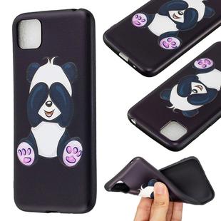 For Huawei Y5p / Honor 9S Embossment Patterned TPU Soft Protector Cover Case(Panda)