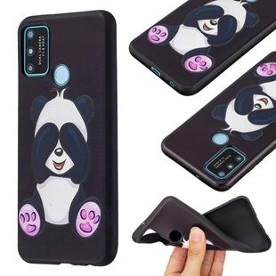 For Honor 9A Embossment Patterned TPU Soft Protector Cover Case(Panda)