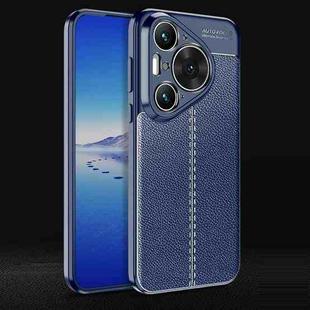 For Huawei P70 Pro Litchi Texture TPU Shockproof Phone Case(Blue)