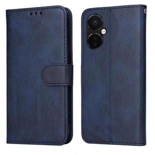 For OnePlus Nord CE3 Classic Calf Texture Flip Leather Phone Case(Blue)