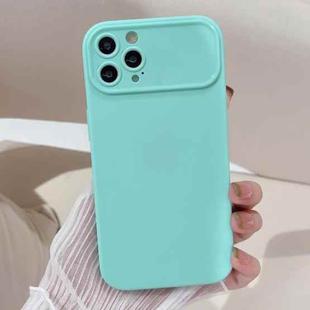 For iPhone 14 Pro Max Large Window Frosted TPU Phone Case(Green)