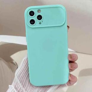 For iPhone 13 Pro Large Window Frosted TPU Phone Case(Green)