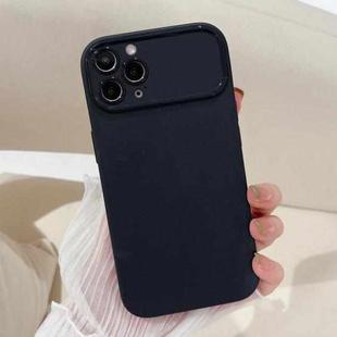 For iPhone 13 Pro Large Window Frosted TPU Phone Case(Black)