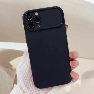 For iPhone 11 Pro Large Window Frosted TPU Phone Case(Black)