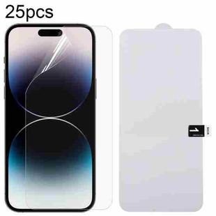 For iPhone 15 Pro 25pcs Full Screen Protector Explosion-proof Hydrogel Film