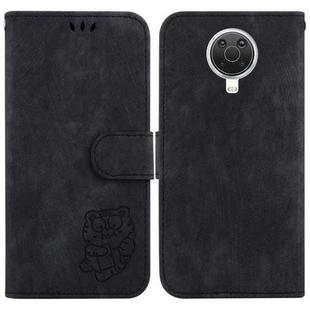 For Nokia G10 / G20 Little Tiger Embossed Leather Phone Case(Black)