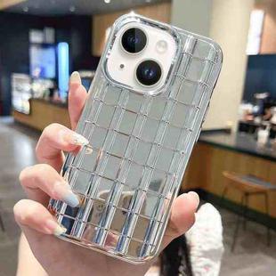 For iPhone 14 Electroplated Glazed Tile TPU Phone Case(Silver)