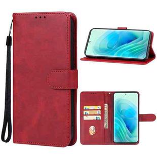 For Itel S23+ Leather Phone Case(Red)
