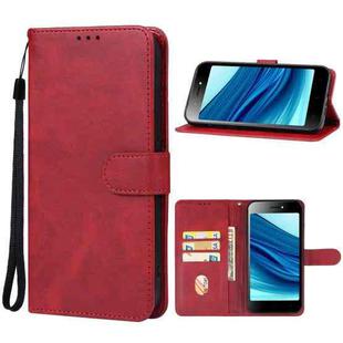 For Itel A25 Leather Phone Case(Red)