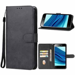 For Itel A25 Leather Phone Case(Black)