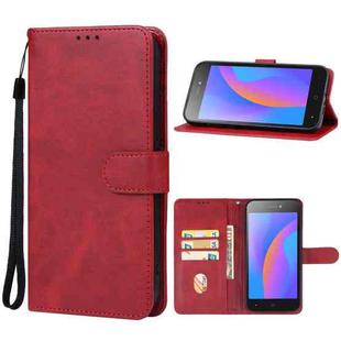 For Itel A35 Leather Phone Case(Red)