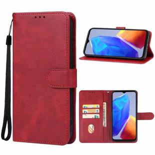For Itel A60s Leather Phone Case(Red)