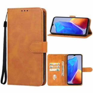 For Itel A60s Leather Phone Case(Brown)