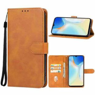 For Itel A70 Leather Phone Case(Brown)