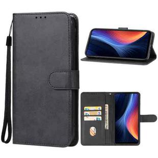 For Itel P55 Leather Phone Case(Black)