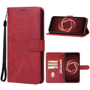 For Fujitsu Arrows Be4 Plus/F-41B/BZ02 Leather Phone Case(Red)