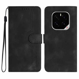 For Honor GT Pro Heart Pattern Skin Feel Leather Phone Case(Black)