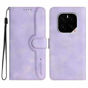 For Honor GT Pro Heart Pattern Skin Feel Leather Phone Case(Purple)