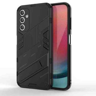 For Samsung Galaxy A25 5G Punk Armor 2 in 1 PC + TPU Shockproof Phone Case with Invisible Holder(Black)