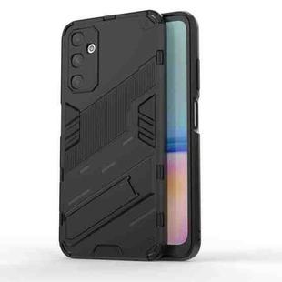 For Samsung Galaxy A05s 4G Punk Armor 2 in 1 PC + TPU Shockproof Phone Case with Invisible Holder(Black)