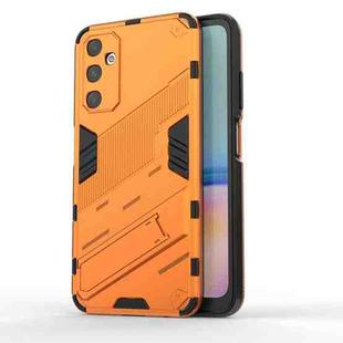 For Samsung Galaxy A05s 4G Punk Armor 2 in 1 PC + TPU Shockproof Phone Case with Invisible Holder(Orange)
