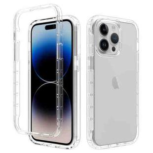 For iPhone 15 Pro Max Shockproof Clear Gradient PC + TPU Phone Case(Transparent)